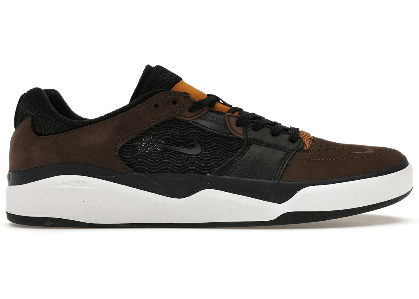 ナイキ エスビー プレミアム 茶色 ブラウン 黒色 ブラック スニーカー メンズ NIKE SB ISHOD WAIR PREMIUM BAROQUE BROWN / BAROQUE BROWN BLACK OBSIDIAN