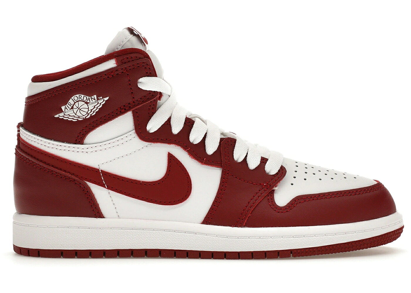 ナイキ ジョーダン ハイ チーム 赤 レッド 白色 ホワイト ジュニア キッズ JORDAN 1 RETRO HIGH OG ARTISANAL TEAM RED (PS) / WHITE TEAM RED ベビー マタニティ スニーカー|スニケス