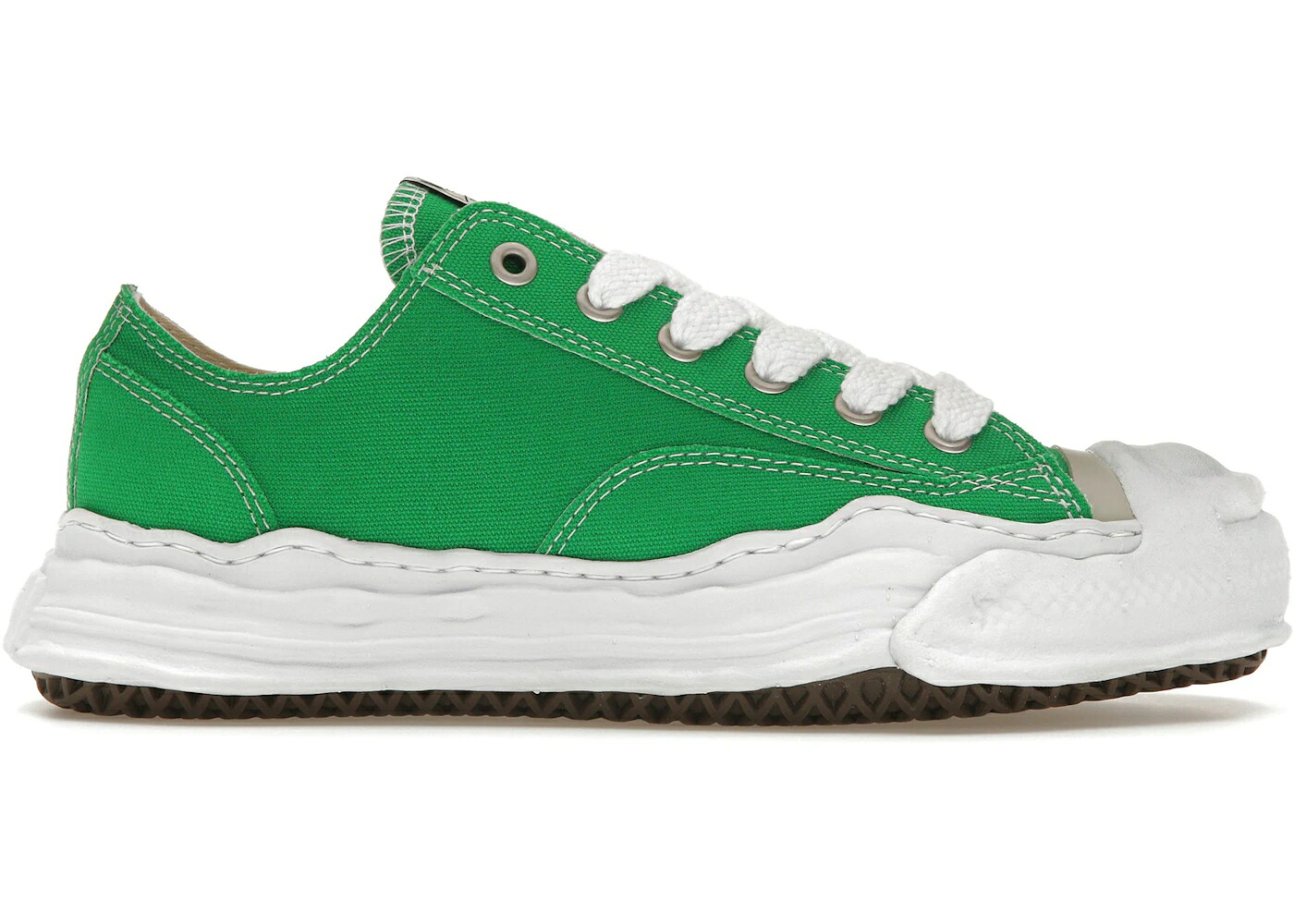 メゾン ミハラヤスヒロ 緑 グリーン 白色 ホワイト スニーカー メンズ MAISON MIHARA YASUHIRO MAISON MIHARA YASUHIRO HANK OG SOLE GREEN / GREEN WHITE