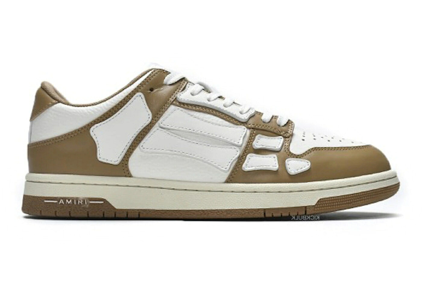 アミリ 白いこと 白いこと 赤銅色 赤銅色 スニーカー メンズ AMIRI SKEL TOP LOW WHITE BROWN / WHITE BROWN