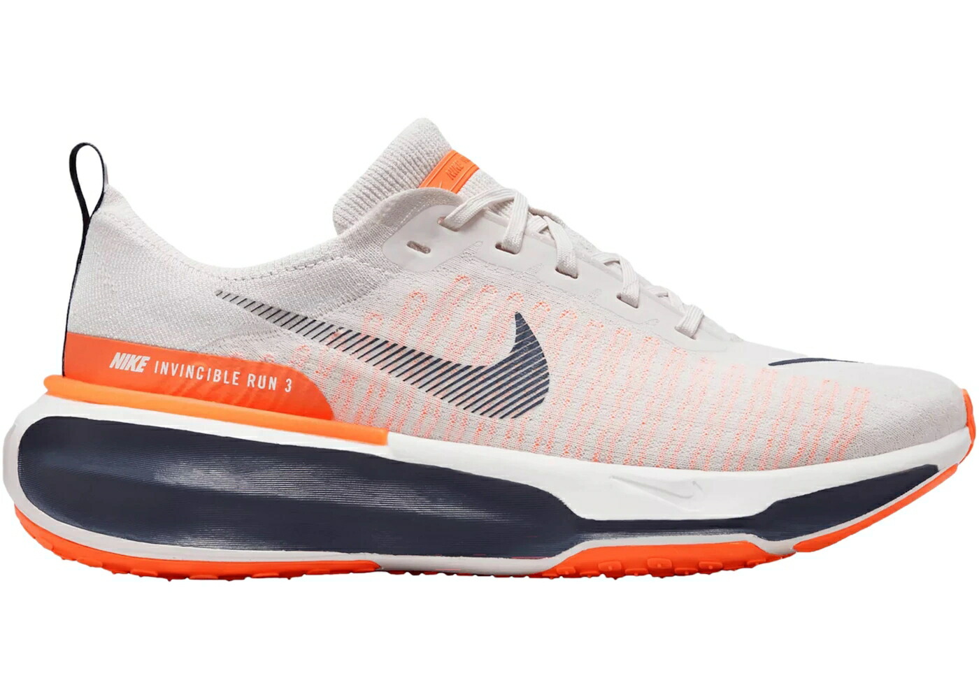 ナイキ 幽客 橙 オレンジ色 スニーカー メンズ NIKE ZOOMX INVINCIBLE RUN 3 PHANTOM TOTAL ORANGE / PHANTOM TOTAL ORANGE SAIL