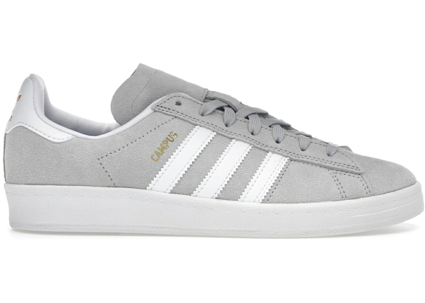 アディダス キャンパス 灰色 グレー 白色 ホワイト ゴールド スニーカー メンズ ADIDAS CAMPUS ADV CAMP GREY TWO CLOUD WHITE GOLD METALLIC / GREY TWO CLOUD WHITE GOLD