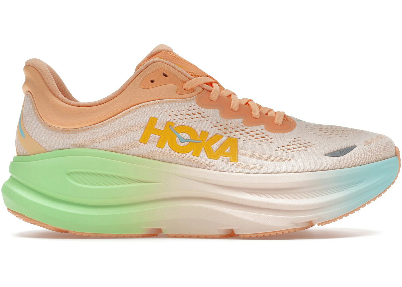 ホカオネオネ スニーカー メンズ HOKA ONE ONE HOKA ONE BONDI 9 FROST PALE TANGERINE / FROST PALE TANGERINE