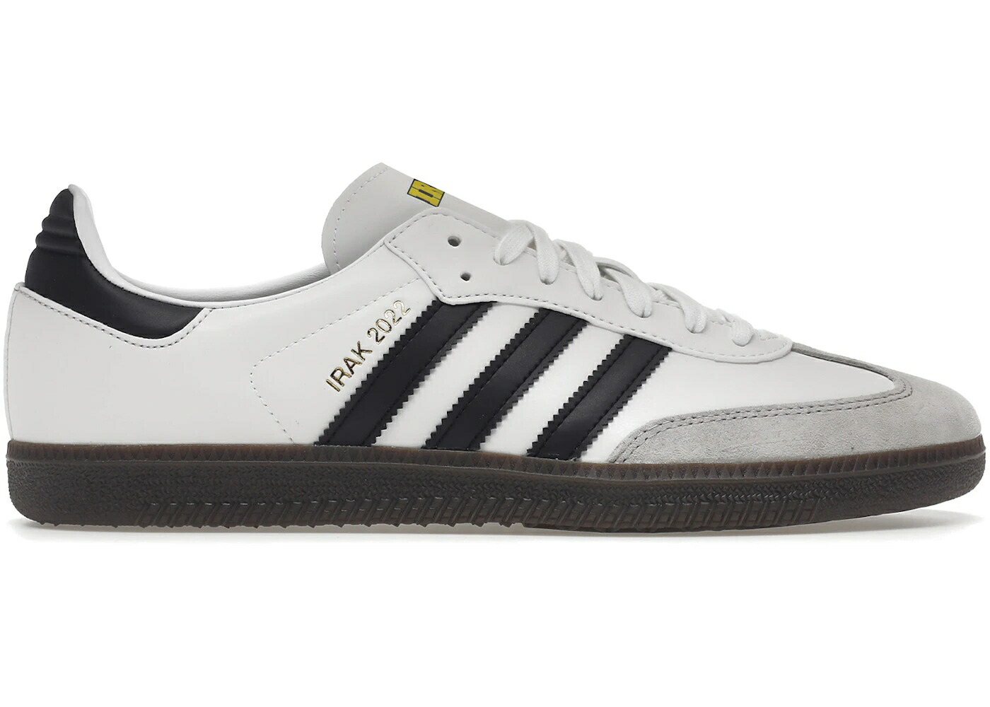 アディダス サンバ 白いこと 白いこと 中核グループ 黒いこと 黒いこと スニーカー メンズ ADIDAS SAMBA IRAK WHITE / CLOUD WHITE CORE BLACK GUM