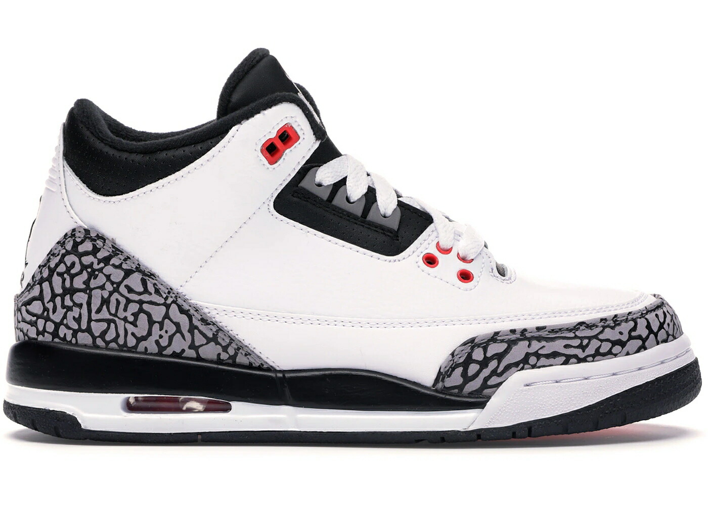 ナイキ ジョーダン 白色 ホワイト 灰色 グレー ジュニア キッズ JORDAN 3 RETRO INFRARED 23 (GS) / WHITE BLACKWLF GREY INFRRD 23 ベビー マタニティ スニーカー