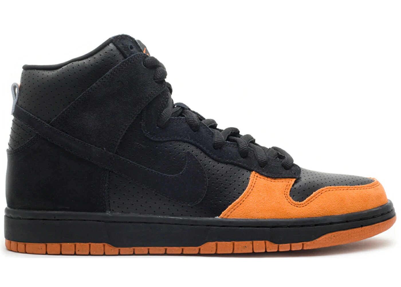 ナイキ エスビー ダンク ハイ 黒色 ブラック 橙 オレンジ ダンクハイ スニーカー メンズ NIKE SB DUNK HIGH BLACK SOLAR ORANGE / BLACK BLACK SOLAR ORANGE|スニケス
