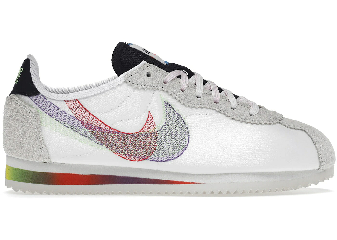 ナイキ コルテッツ 白いこと 白いこと 黒いこと 黒いこと スニーカー メンズ NIKE CORTEZ BE TRUE (2022) / SUMMIT WHITE MULTI COLOR BLACK