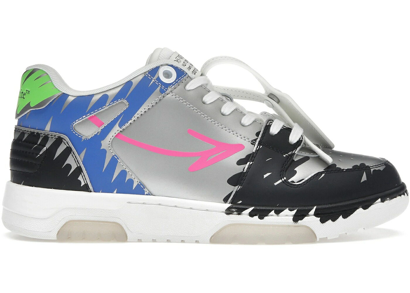 オフホワイト 黒色 ブラック ピンク \"OOO\" スニーカー メンズ OFF-WHITE OUT OF OFFICE LOW TOPS BSTROY / BLACK PINK