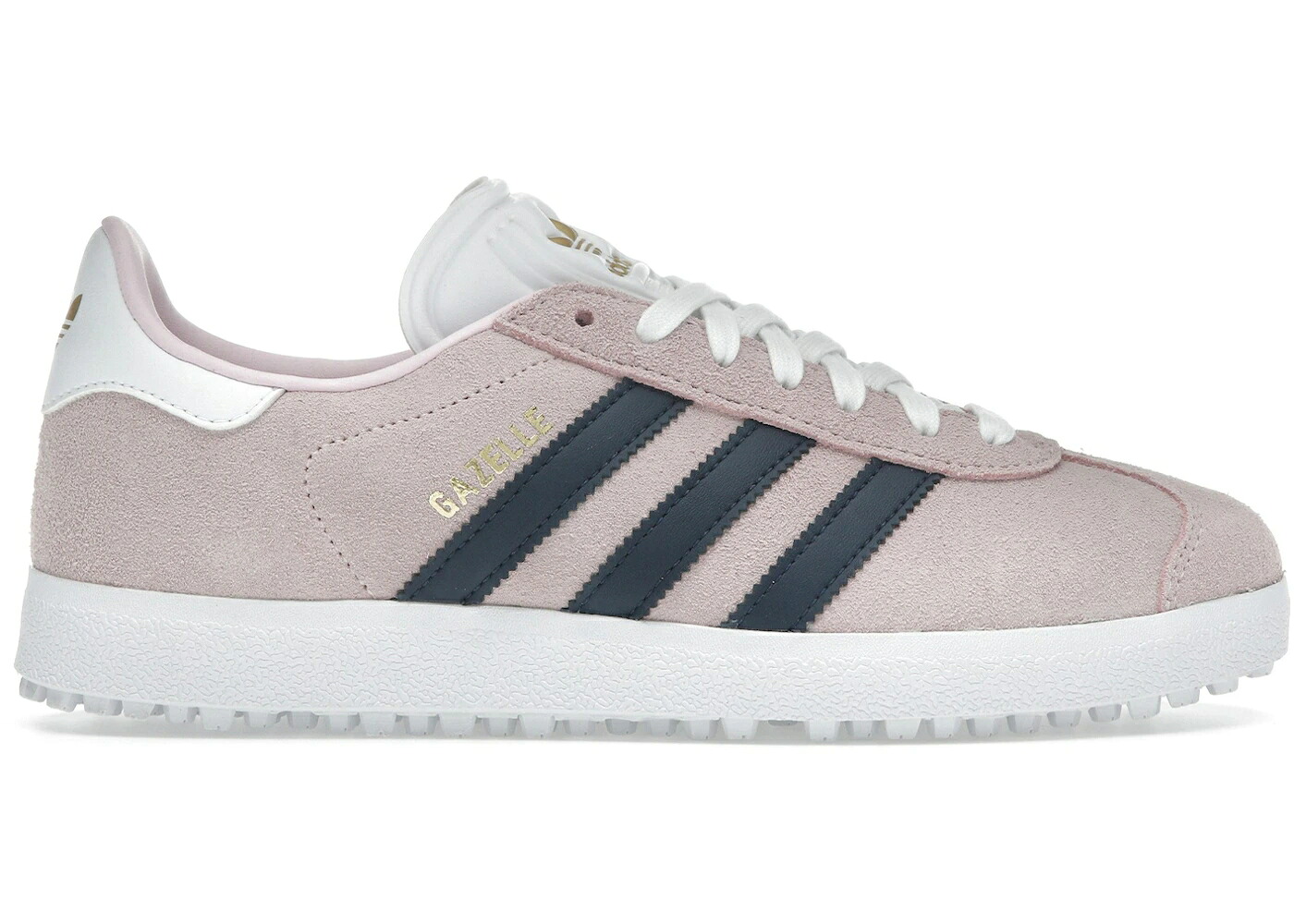 アディダス ガゼル ゴルフ ピンク ナイト 藍色 インディゴ WOMEN'S スニーカー レディース ADIDAS GAZELLE SPIKELESS GOLF CLEAR PINK NIGHT INDIGO (WOMEN'S) / CLEAR PINK NIGHT INDIGO CLOUD｜スニケス