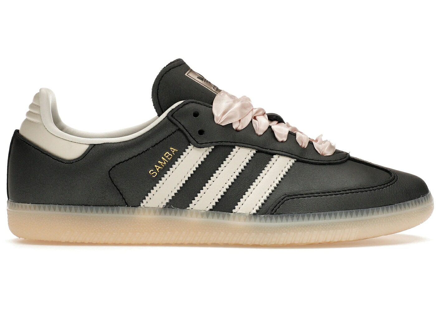 アディダス サンバ 黒いこと 黒いこと サクラ色 ベージュ WOMEN\u0027S スニーカー レディース ADIDAS SAMBA OG BLACK PINK RIBBON LACES (WOMEN\u0027S) / BLACK BEIGE PINK
