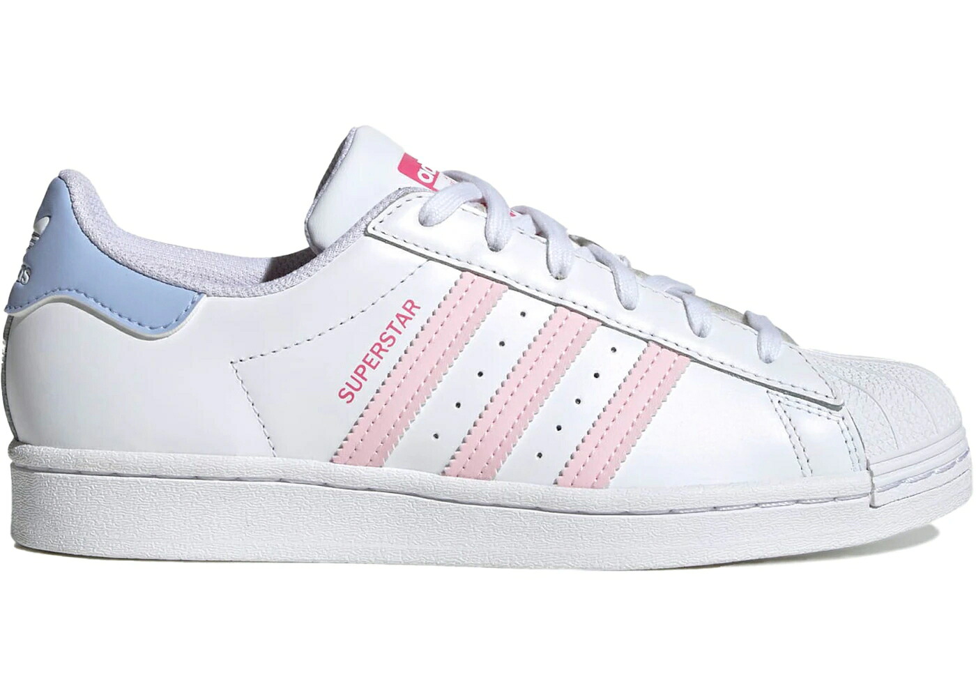 アディダス スーパースター ピンク 白色 ホワイト WOMEN'S スニーカー レディース ADIDAS SUPERSTAR CLEAR PINK (WOMEN'S) / CLOUD WHITE CLEAR PINK PULSE