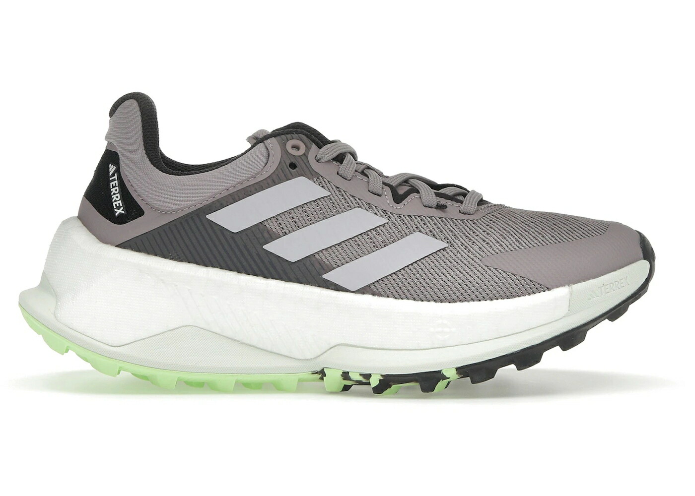 アディダス ウルトラ 銀色 シルバー 黒色 ブラック WOMEN'S スニーカー レディース ADIDAS TERREX SOULSTRIDE ULTRA TRAIL PRELOVED FIG SILVER DAWN AURORA BLACK (WOMEN'S) / PRELOVED FIG SILVER DAWN AURORA｜スニケス 57,310円