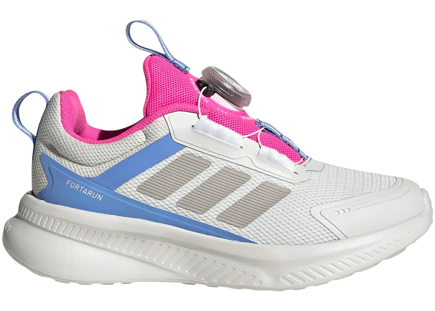 アディダス 白色 ホワイト 灰色 グレー ピンク 4.0 ジュニア キッズ ADIDAS FORTARUN CRYSTAL WHITE GREY LUCID PINK (PS) / CRYSTAL WHITE GREY TWO LUCID ベビー マタニティ スニーカー 28,080円