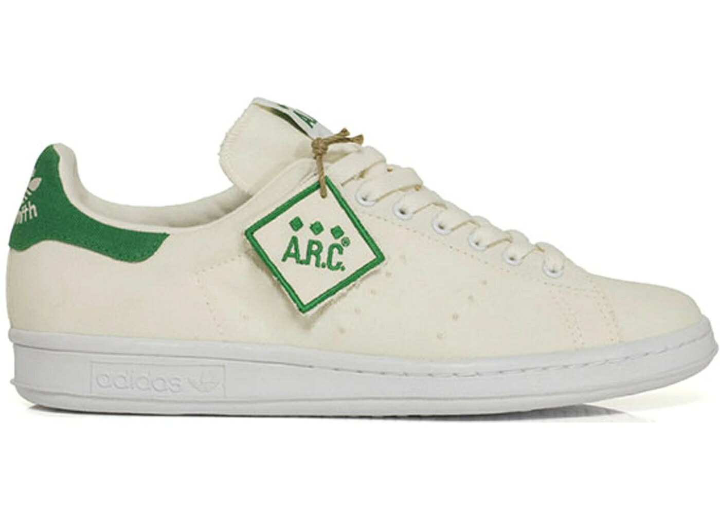アディダス 白いこと 白いこと 緑 緑であること 姿勢為損ない A.R.C. スニーカー メンズ ADIDAS STAN SMITH 80S / WHITE GREEN WHITE