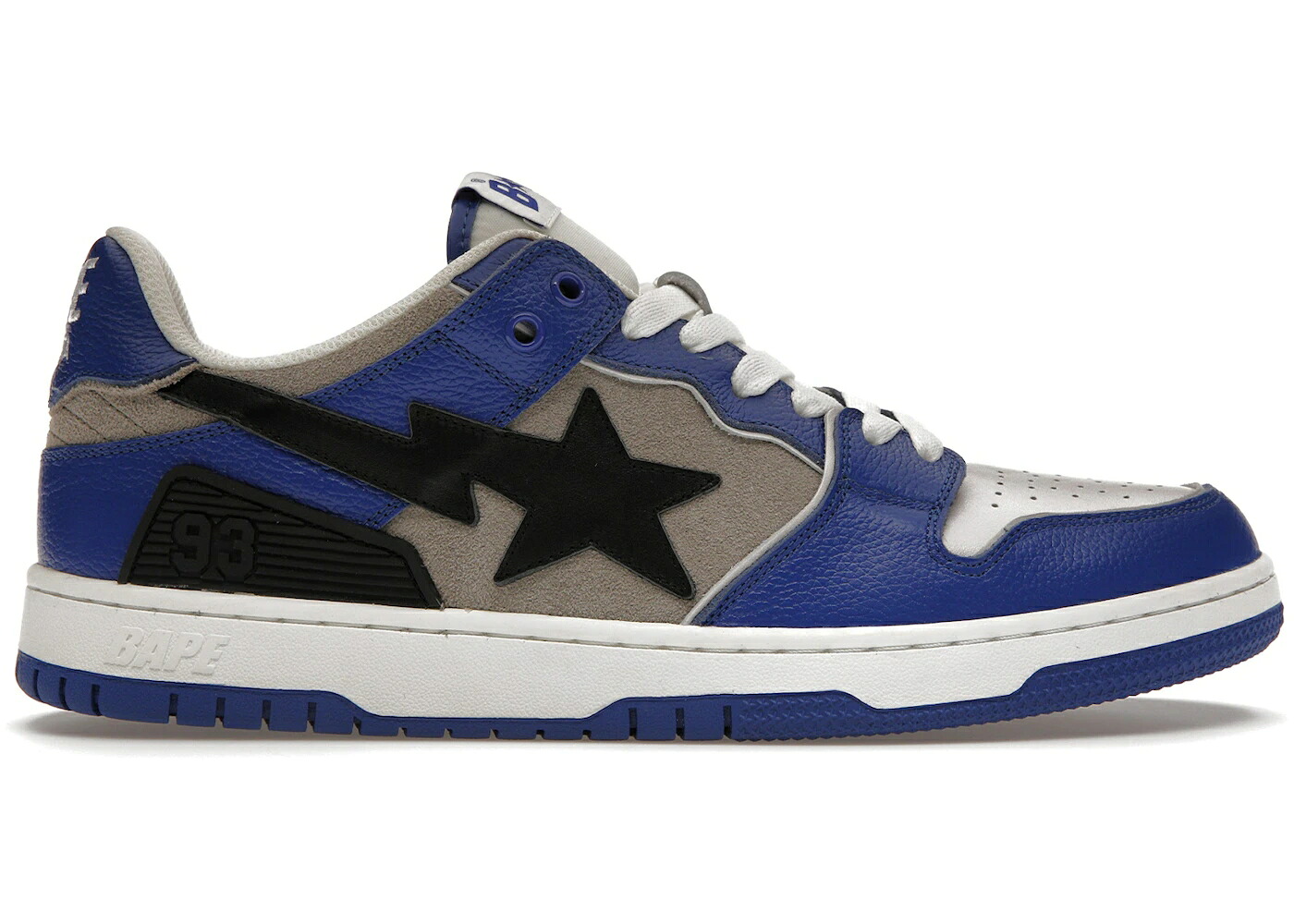 ベイプ 青味 青み 薄墨色 薄墨色 白いこと 白いこと スニーカー メンズ BAPE A BATHING APE SK8 STA BLUE GREY / WHITE BLUE GREY