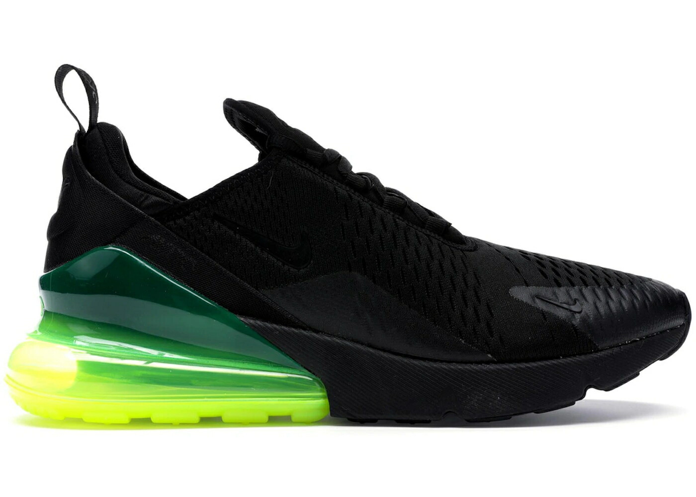 ナイキ マックス 黒いこと 黒いこと エア湖マックス スニーカー メンズ NIKE AIR MAX 270 BLACK VOLT / BLACK BLACK VOLT