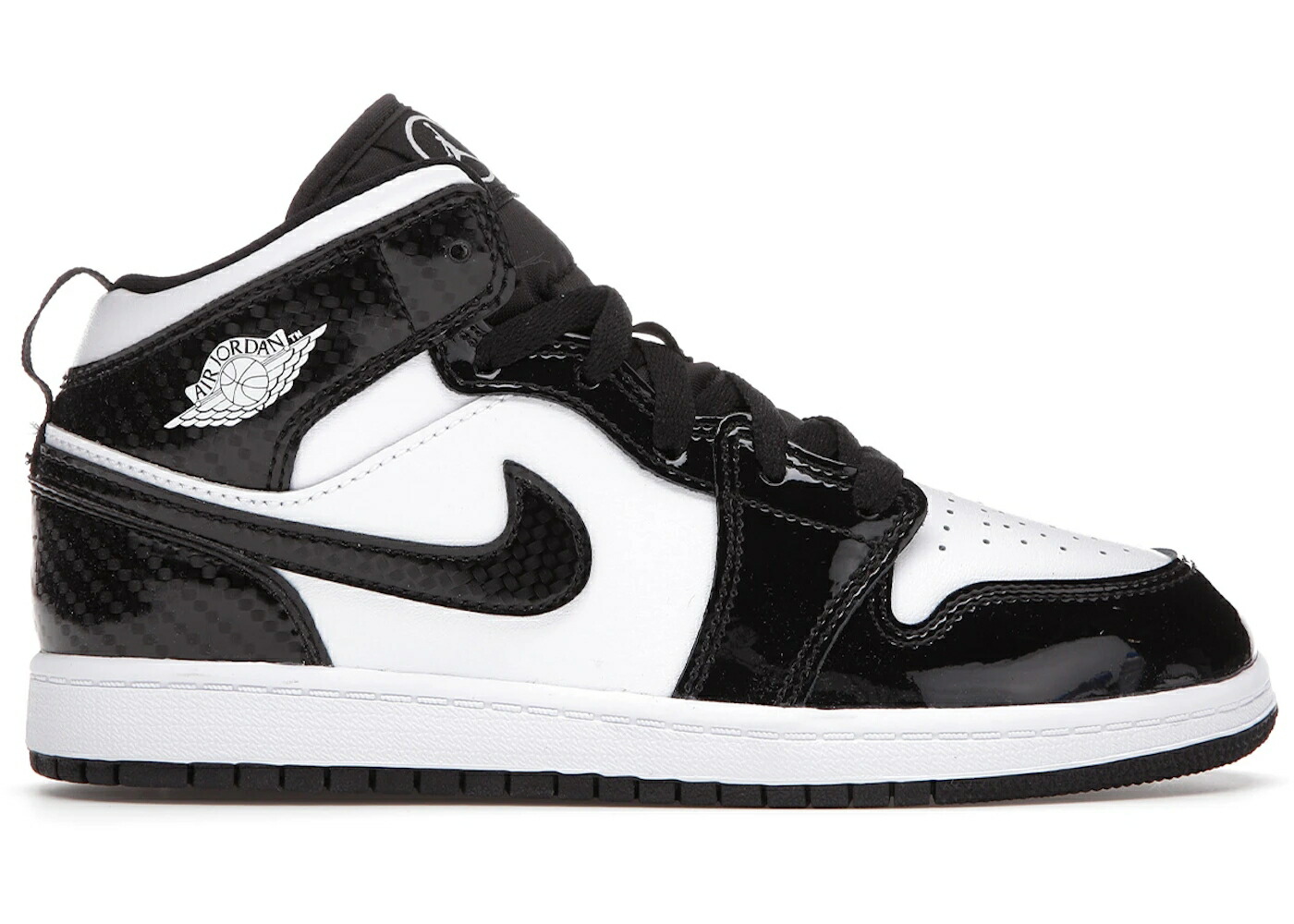 ナイキ ジョーダン ミッド 黒色 ブラック 白色 ホワイト ジュニア キッズ JORDAN 1 MID SE ALL-STAR (2021) (PS) / BLACK WHITE ベビー マタニティ スニーカー