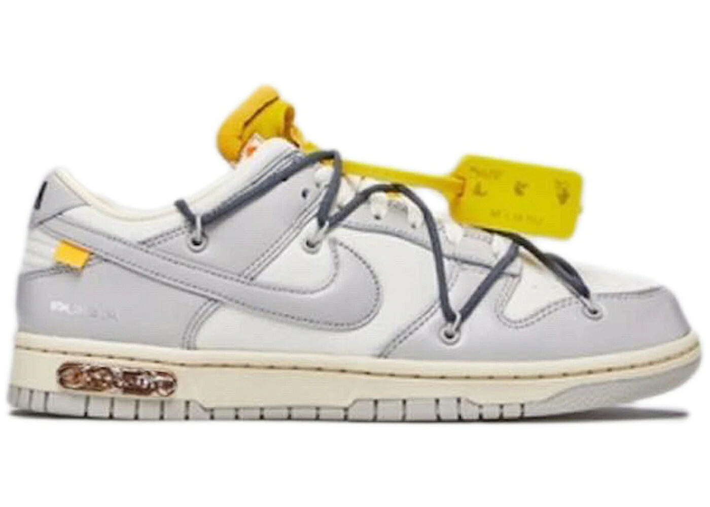 ナイキ ダンク 象牙色 薄墨色 薄墨色 ダンクロー スニーカー メンズ NIKE DUNK LOW OFF-WHITE LOT 41 / SAIL NEUTRAL GREY FLINT GREY