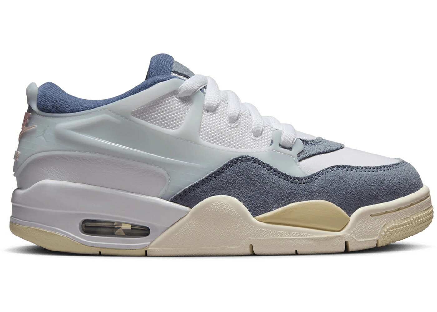ナイキ ジョーダン 青碧 青色 白いこと 白いこと サクラ色 御坊っちゃん キッズ JORDAN 4 RM DIFFUSED BLUE ASHEN SLATE (GS) / WHITE PRISM PINK DIFFUSED BLUE もの言う花 マタニティ スニーカー キッズファッション-スニーカー-靴