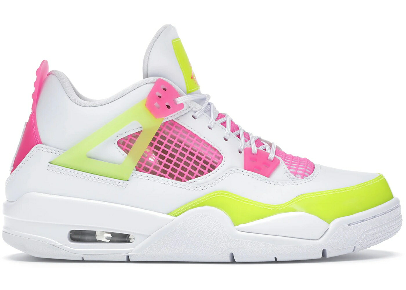 ナイキ ジョーダン 白いこと 白いこと サクラ色 ブラジャー同盟罷工 お坊っちゃん キッズ JORDAN 4 RETRO WHITE LEMON PINK (GS) / WHITE LEMON VENOM PINK BLAST もの言う花 マタニティ スニーカー