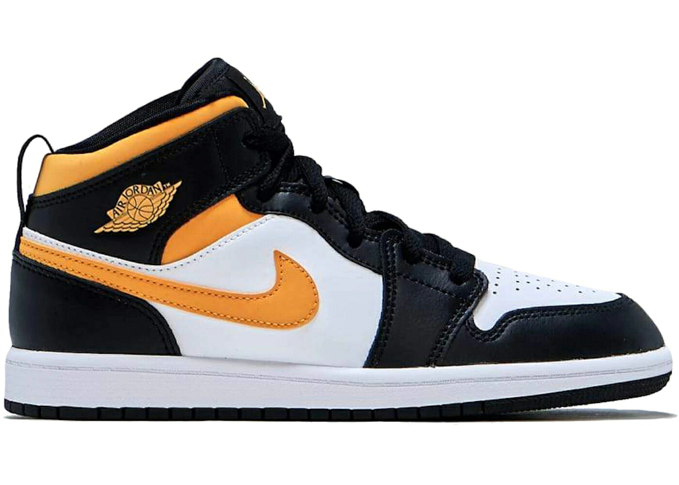 ナイキ ジョーダン ミッド 白いこと 白いこと 黒いこと 黒いこと 御坊っちゃん キッズ JORDAN 1 MID WHITE POLLEN BLACK (なおなお書き) / WHITE POLLEN BLACK もの言う花 マタニティ スニーカー