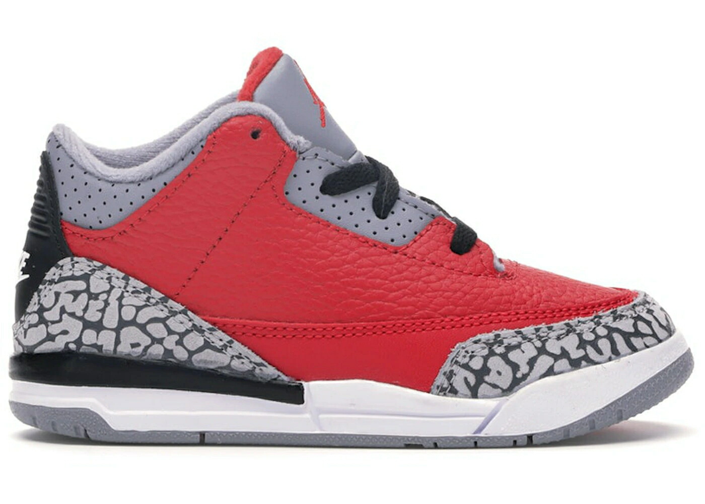 ナイキ ジョーダン 火の手 赤 赤いこと 薄墨色 シメント 薄墨色 お坊っちゃん キッズ JORDAN 3 RETRO SE FIRE RED (TD) / FIRE RED FIRE RED CEMENT GREY