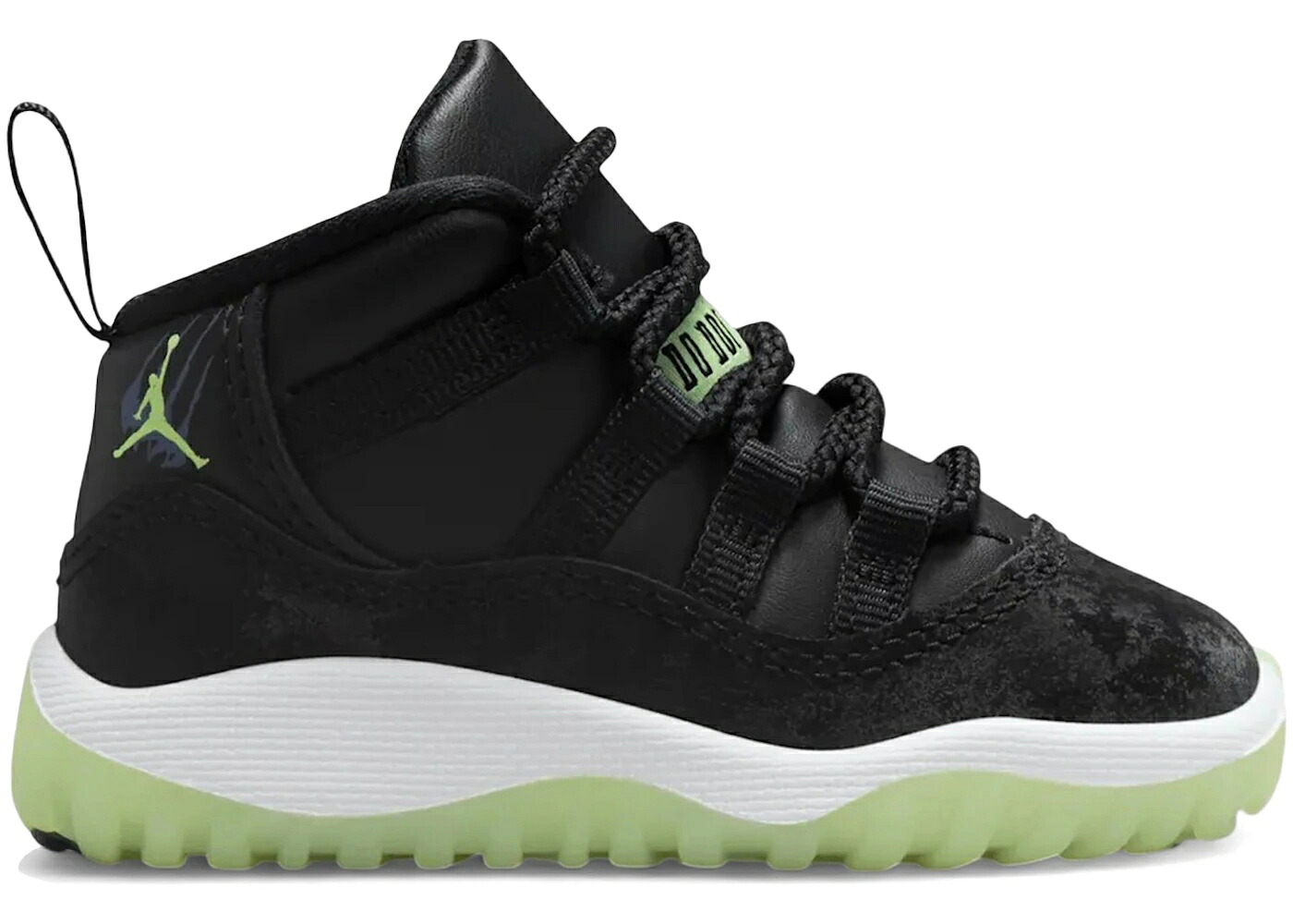 ナイキ ジョーダン 黒いこと 黒いこと お坊っちゃん キッズ JORDAN 11 RETRO BLACK BARELY VOLT (TD) / BLACK BARELY VOLT DARK RAISIN