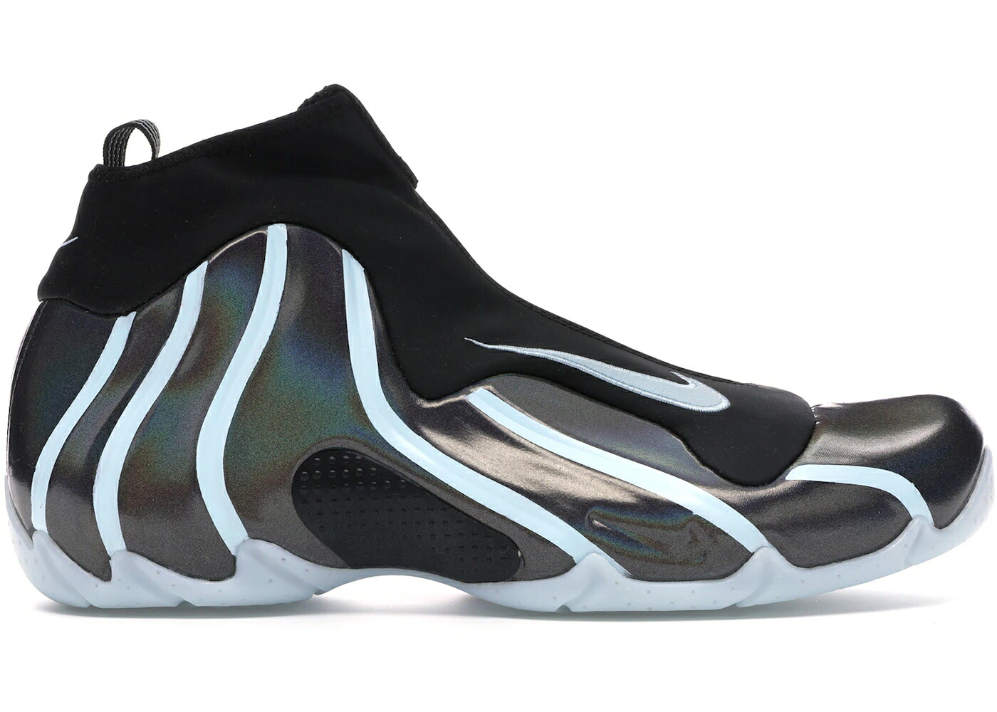 ナイキ 黒いこと 黒いこと エアフライトポジット スニーカー メンズ NIKE AIR FLIGHTPOSITE 1 BLACK TOPAZ MIST / BLACK TOPAZ MIST 靴-メンズ靴