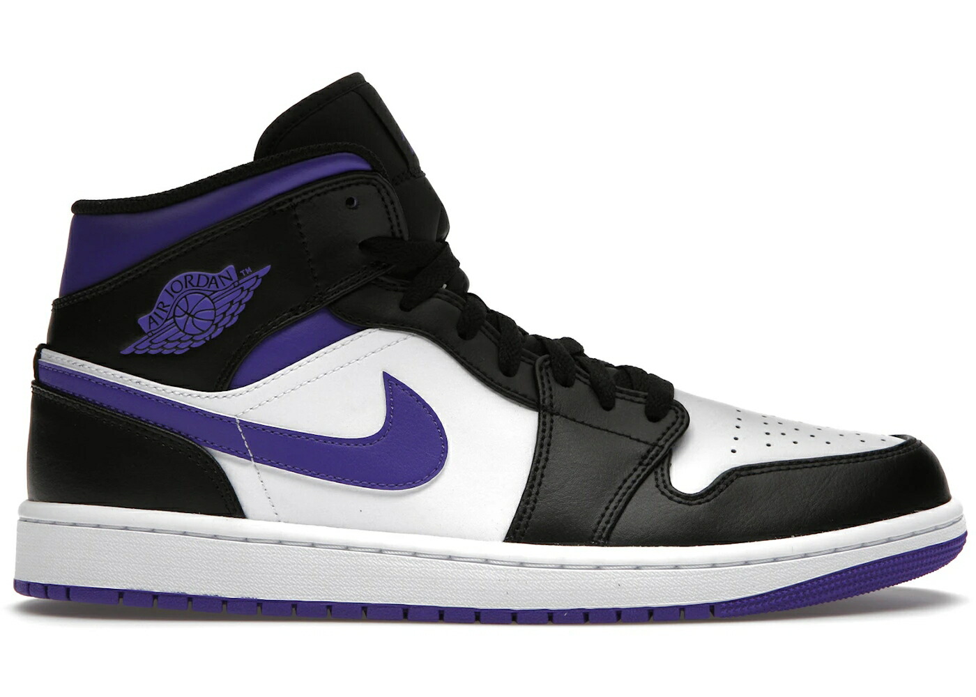 ナイキ ジョーダン ミッド 黒いこと 黒いこと 白いこと 白いこと スニーカー メンズ JORDAN 1 MID DARK IRIS / BLACK DARK IRIS WHITE