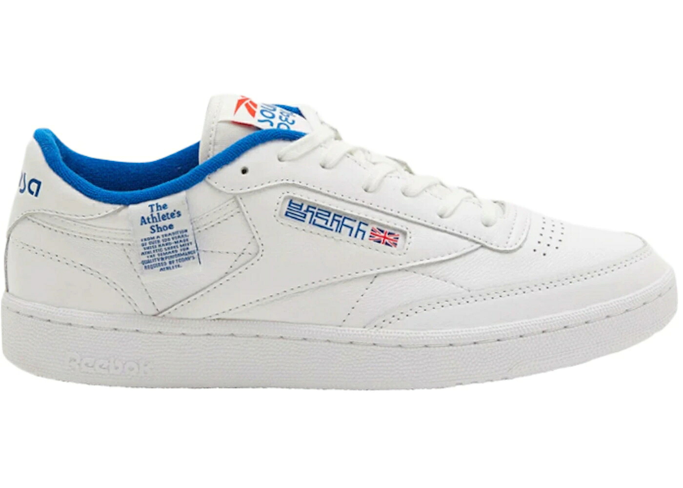 リーボック 野球クラブ 白いこと 白いこと 青味 青み 赤 赤いこと スニーカー メンズ REEBOK CLUB C 85 BALANSA WHITE / WHITE BLUE RED