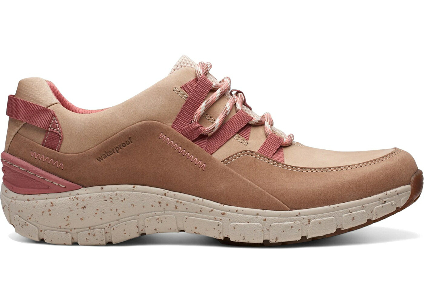 クラークス 縮くれる ウェイブ なめし革 WOMEN\u0027S スニーカー レディース CLARKS WAVE RANGE AP PRALINE COMBI LEATHER (WOMEN\u0027S) / PRALINE COMBI