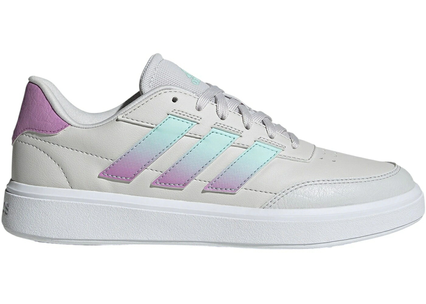 アディダス 薄墨色 薄墨色 アクア 紫 パープル WOMEN\u0027S スニーカー レディース ADIDAS COURTBLOCK GREY AQUA PRELOVED PURPLE (WOMEN\u0027S) / DASH GREY SEMI FLASH AQUA