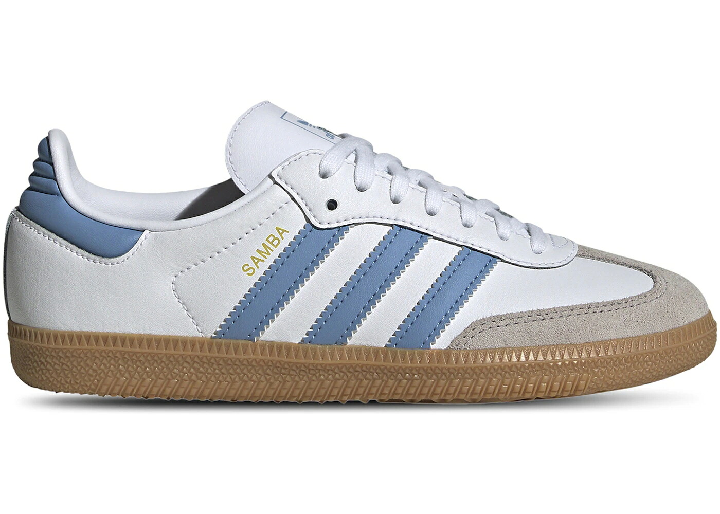 アディダス サンバ 白いこと 白いこと 青味 青み 御坊っちゃん キッズ ADIDAS SAMBA OG WHITE ASH BLUE (GS) / CLOUD WHITE ASH BLUE GUM もの言う花 マタニティ スニーカー