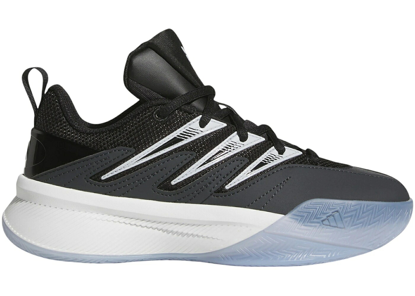 アディダス コア 黒色 ブラック 灰色 グレー カーボン ジュニア キッズ ADIDAS DAME CERTIFIED 3 CORE BLACK CLEAR GREY CARBON (GS) / CORE BLACK CLEAR GREY CARBON ベビー マタニティ スニーカー|スニケス