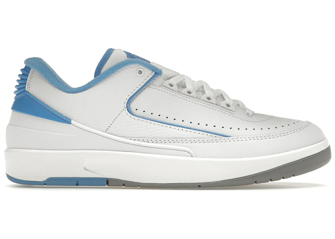 ナイキ ジョーダン 白いこと 白いこと 青味 青み 薄墨色 シメント スニーカー メンズ JORDAN 2 RETRO LOW UNC / WHITE UNIVERSITY BLUE CEMENT