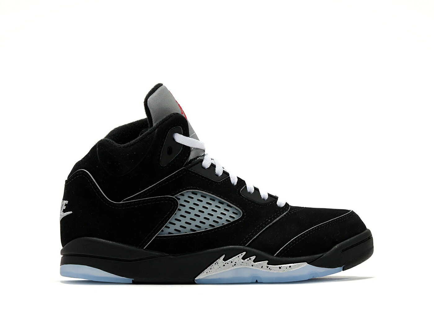 ナイキ ジョーダン 黒色 ブラック 白色 ホワイト 銀色 シルバー ファイア ジュニア キッズ JORDAN 5 RETRO OG BLACK METALLIC REIMAGINED (PS) / BLACK WHITE METALLIC SILVER FIRE ベビー マタニティ スニーカー|スニケス