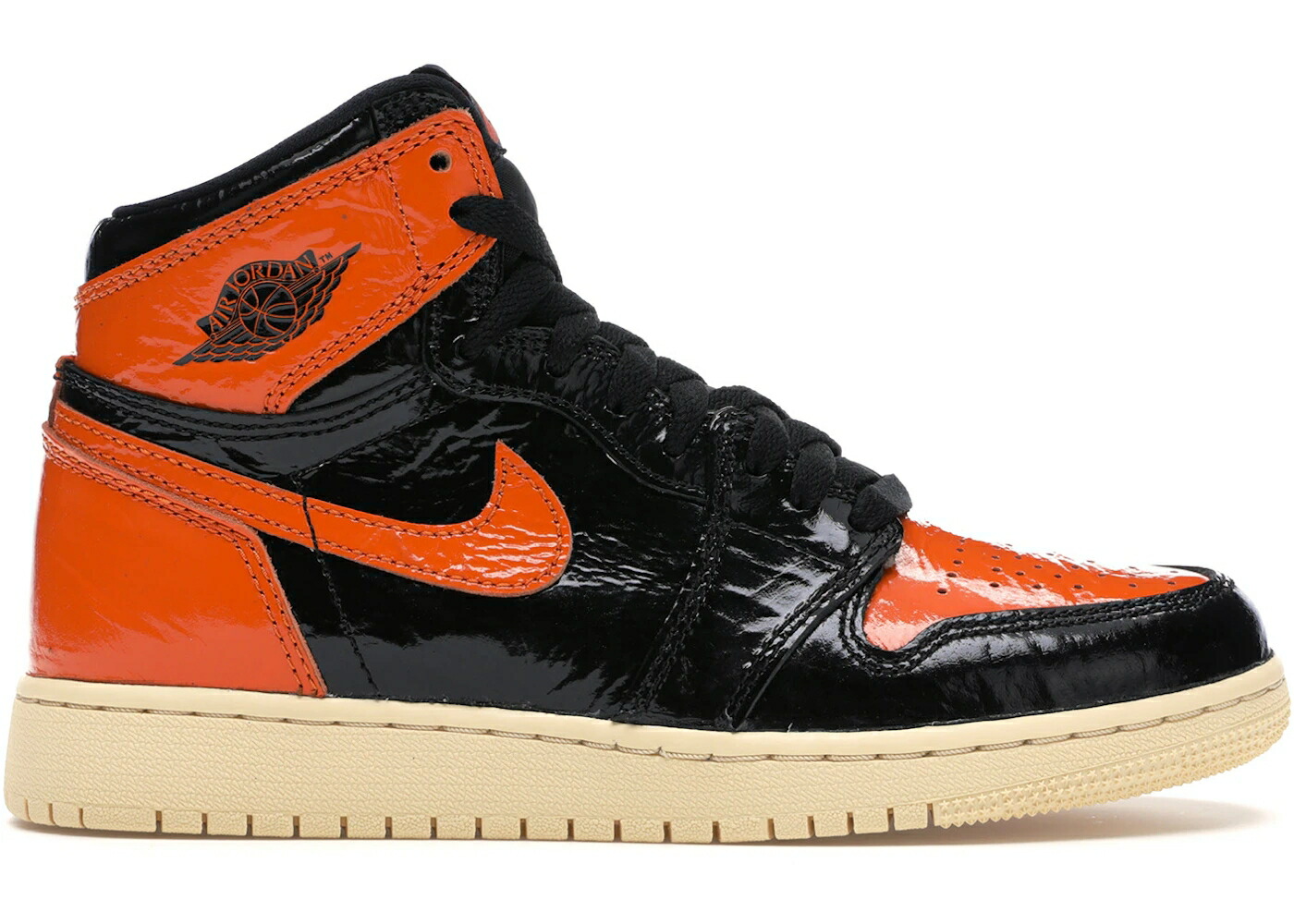 ナイキ ジョーダン ハイ 黒色 ブラック 3.0 ジュニア キッズ JORDAN 1 RETRO HIGH SHATTERED BACKBOARD (GS) / BLACK PALE VANILLA STARFISH ベビー マタニティ スニーカー