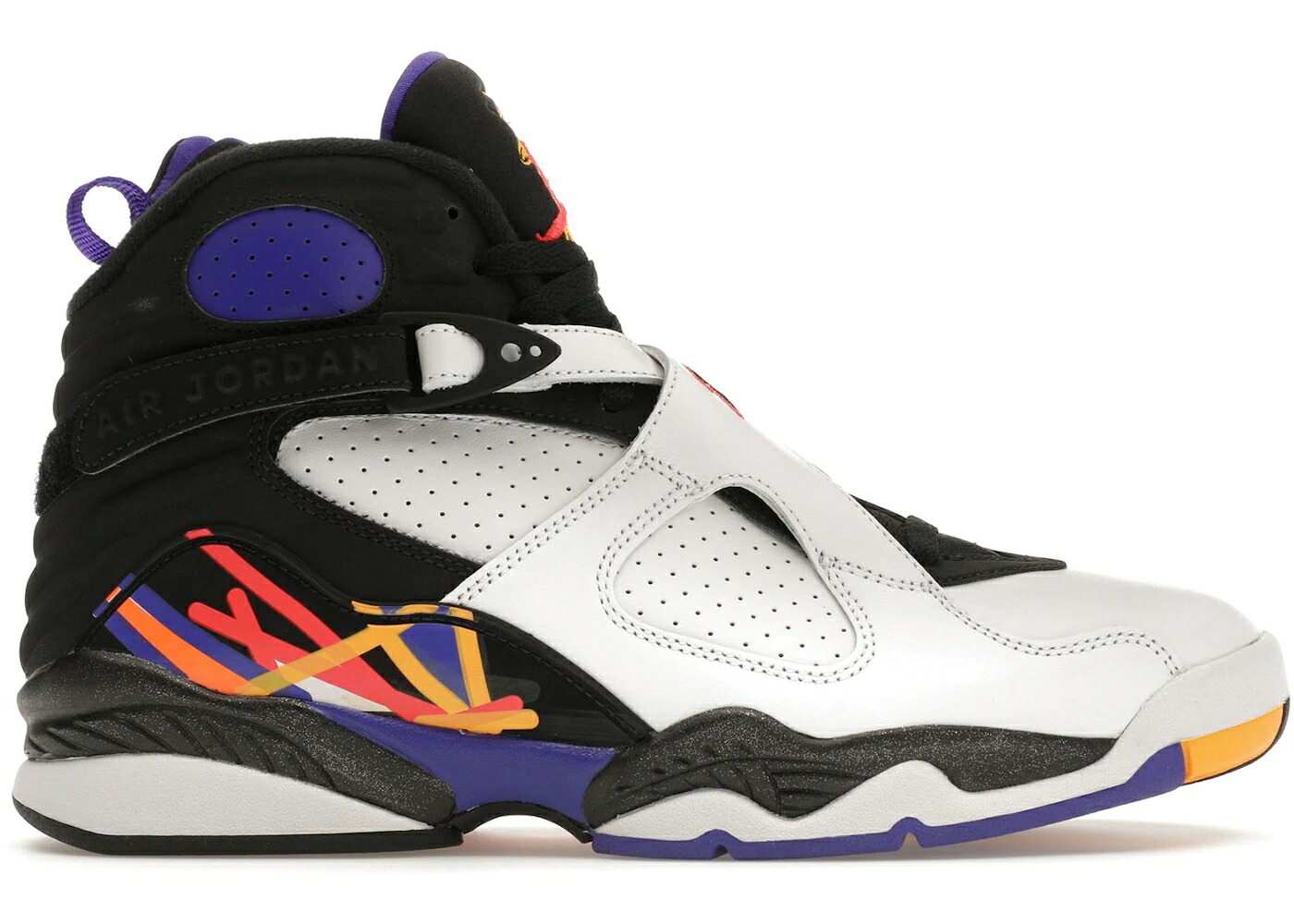ナイキ ジョーダン 白いこと 白いこと 黒いこと 黒いこと スニーカー メンズ JORDAN 8 RETRO THREE PEAT / WHITE INFRARED 23 BLACK BRIGHT