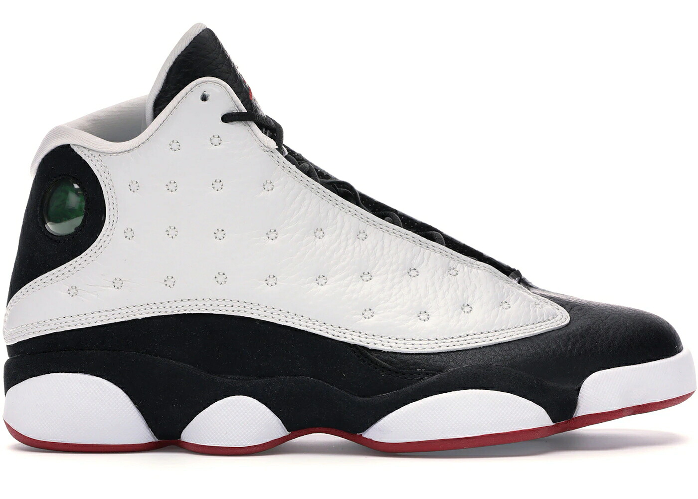 ナイキ ジョーダン サーティーン ゲーム 白色 ホワイト 赤 レッド 黒色 ブラック スニーカー メンズ JORDAN 13 RETRO HE GOT GAME (2013) / WHITE TRUE RED BLACK｜スニケス