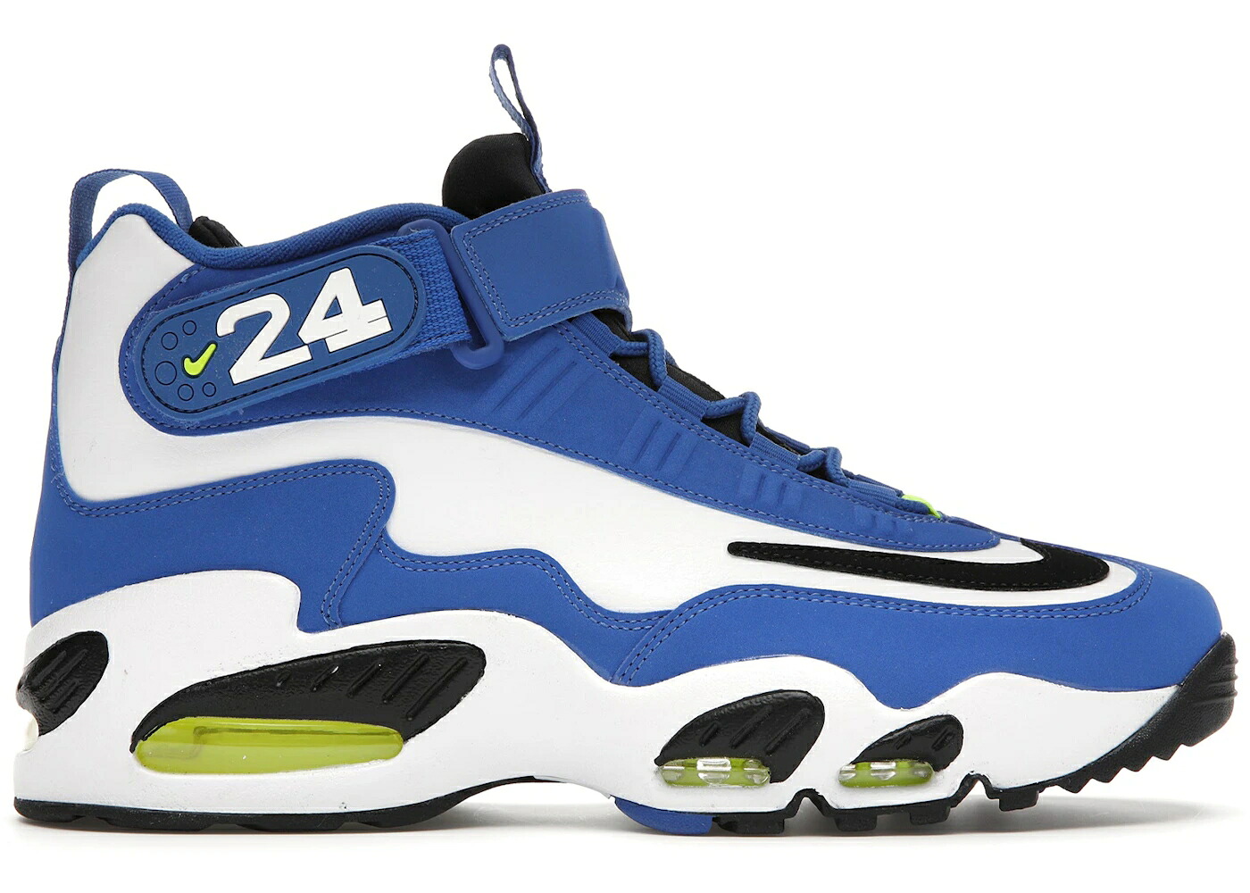 ナイキ グリフィー マックス 白色 ホワイト 黒色 ブラック スニーカー メンズ NIKE AIR GRIFFEY MAX 1 VARSITY ROYAL (2021/2026) / VARSITY ROYAL WHITE VOLT BLACK｜スニケス