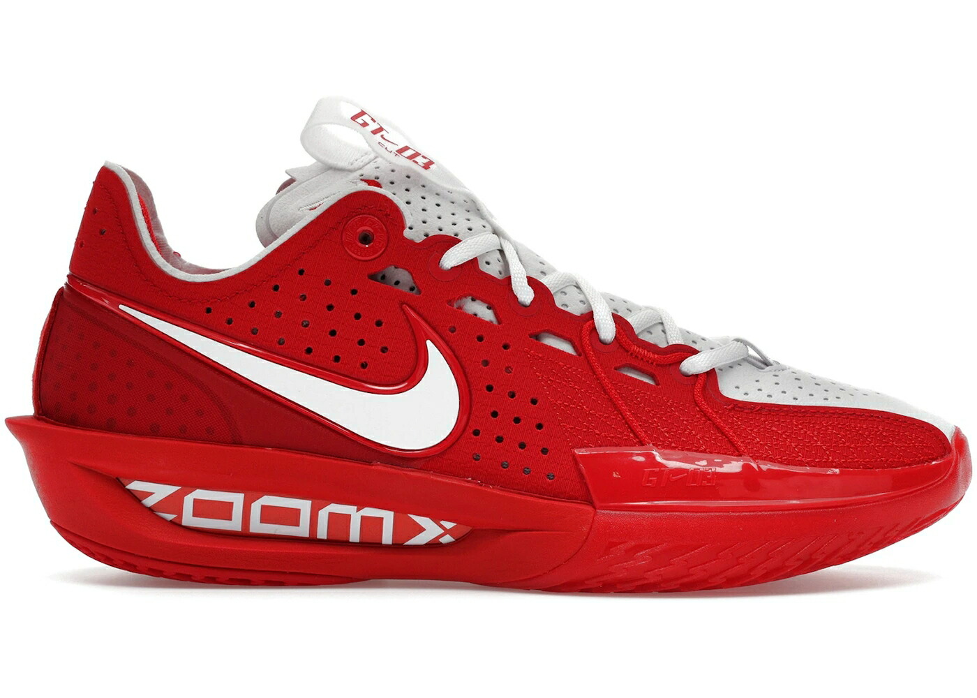 ナイキ ズーム 赤 レッド 白色 ホワイト クリムゾン スニーカー メンズ NIKE AIR ZOOM GT CUT 3 TB UNIVERSITY RED WHITE / UNIVERSITY RED BRIGHT CRIMSON