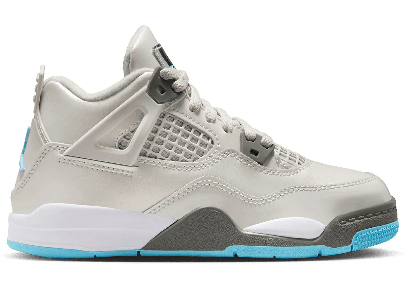 ナイキ ジョーダン 青色 ブルー ジュニア キッズ JORDAN 4 RETRO PHOTON DUST BLUE CHILL (PS) / PHOTON DUST BLUE CHILL FLAT ベビー マタニティ スニーカー|スニケス