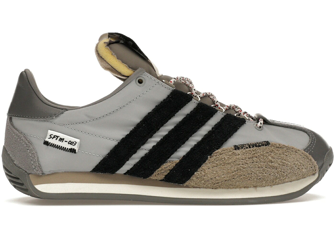 アディダス カントリー 薄墨色 薄墨色 中核グループ 黒いこと 黒いこと スニーカー メンズ ADIDAS COUNTRY OG LOW SONG FOR THE MUTE GREY / GREY TWO CORE BLACK GREY FOUR