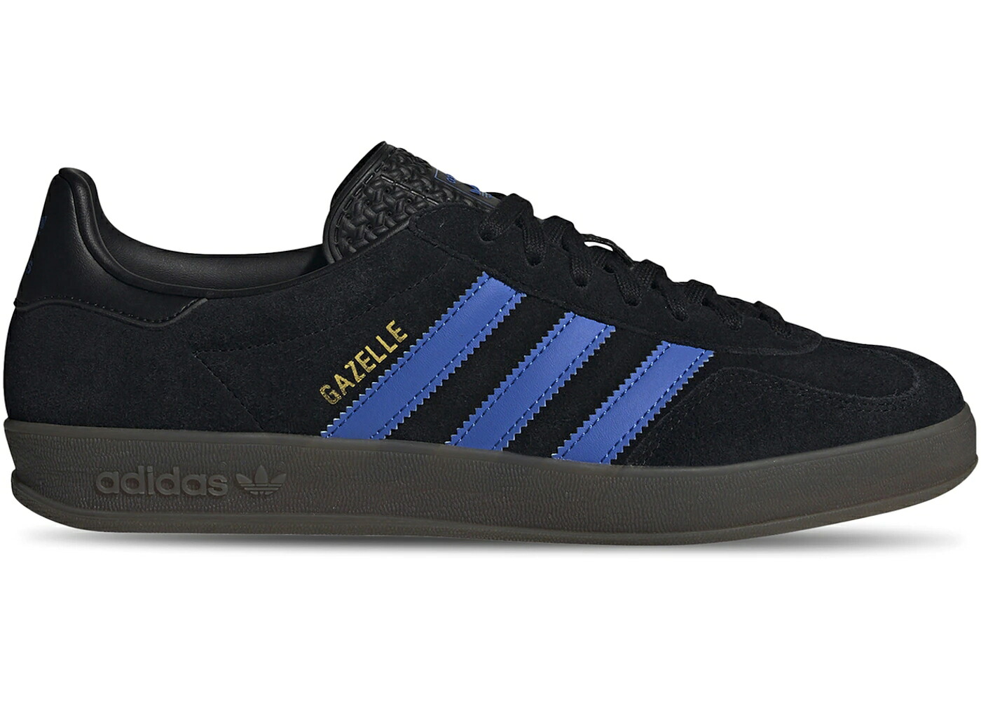 アディダス ガゼル コア 黒色 ブラック 青色 ブルー スニーカー メンズ ADIDAS GAZELLE INDOOR CORE BLACK BLUE / CORE BLACK BLUE GUM｜スニケス