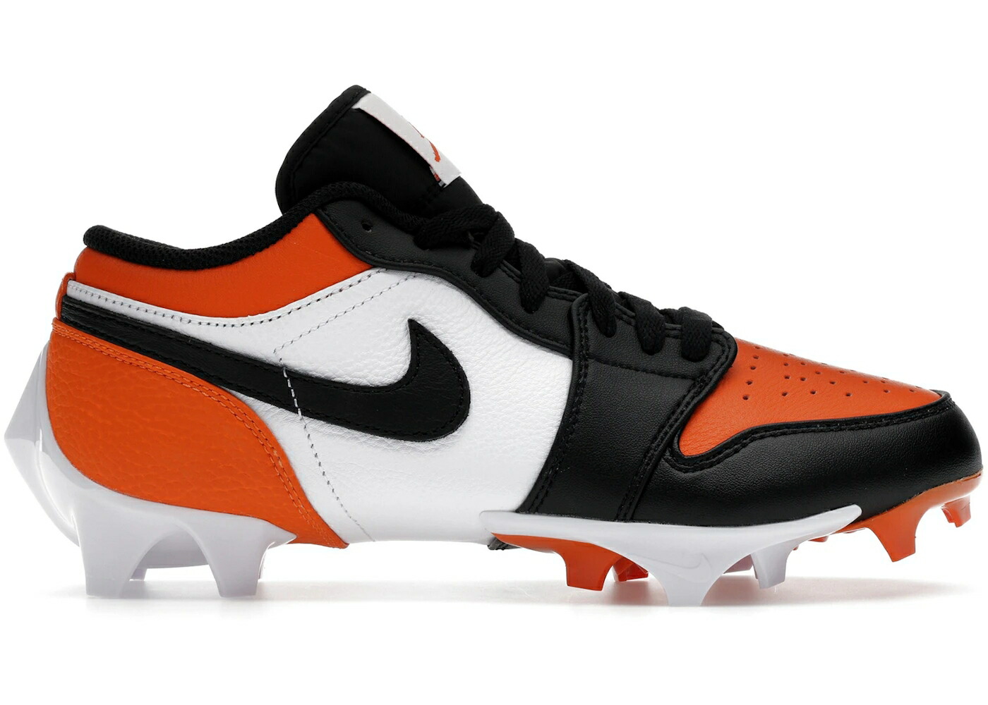 ナイキ ジョーダン 黒色 ブラック 白色 ホワイト スニーカー メンズ JORDAN 1 LOW TD CLEAT SHATTERED BACKBOARD / STARFISH BLACK WHITE