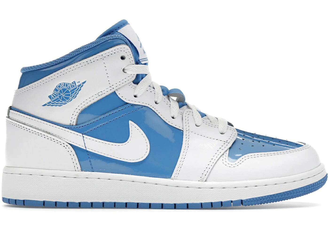 ナイキ ジョーダン ミッド 言い伝え 青味 青み 白いこと 白いこと 御坊っちゃん キッズ JORDAN 1 MID LEGEND BLUE (GS) / WHITE LEGEND BLUE もの言う花 マタニティ スニーカー
