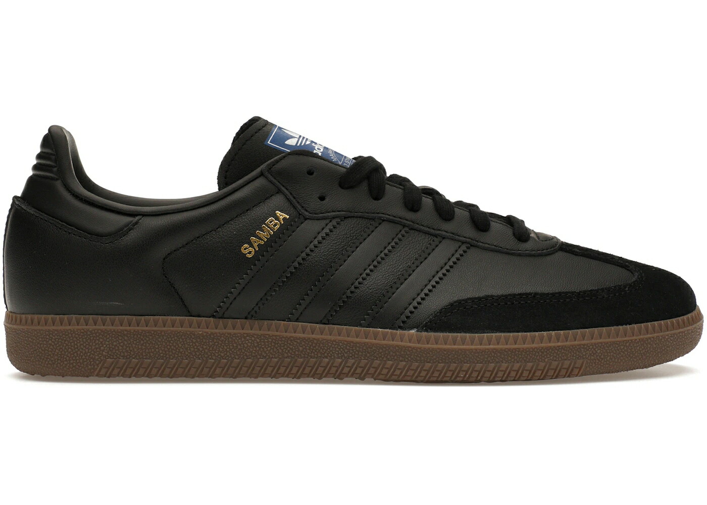 アディダス サンバ コア 黒色 ブラック スニーカー メンズ ADIDAS SAMBA OG CORE BLACK GUM / CORE BLACK CORE BLACK GUM