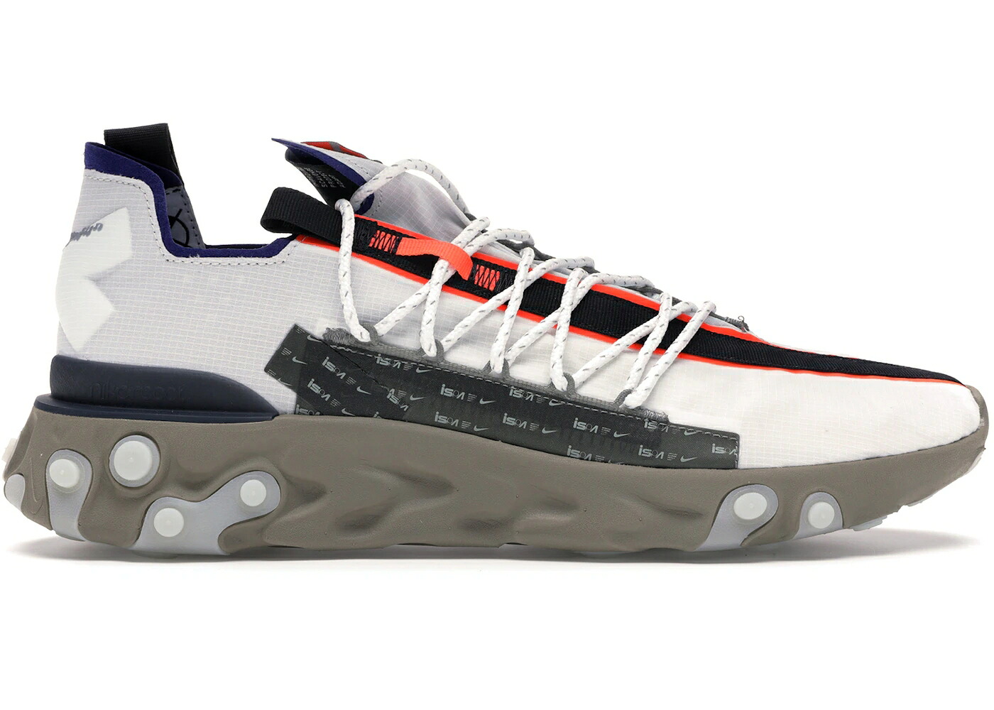 ナイキ リアクト 白いこと 白いこと カーキ 黒いこと 黒いこと ディープ スニーカー メンズ NIKE ISPA REACT LOW SUMMIT WHITE / SUMMIT WHITE KHAKI BLACK DEEP