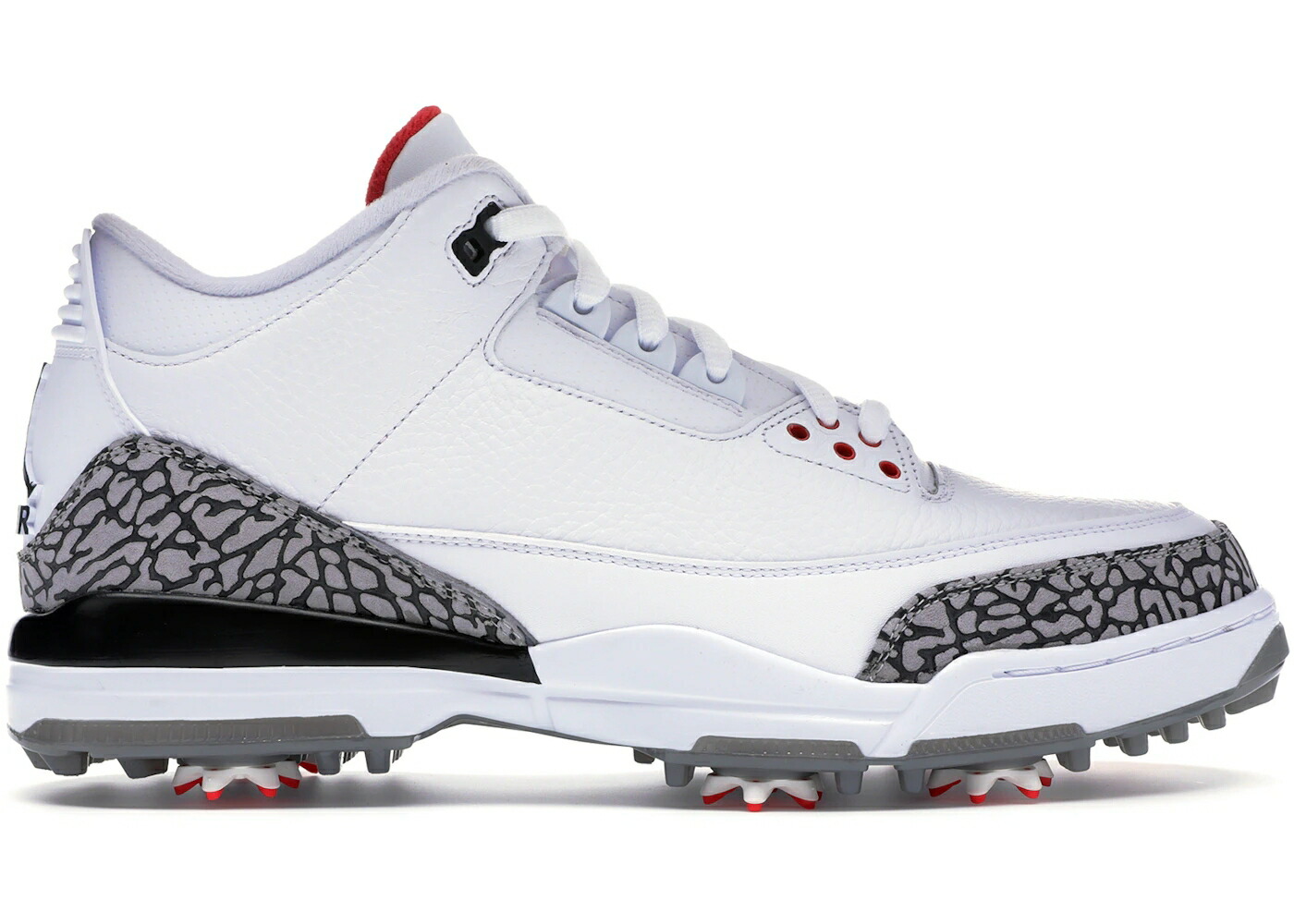 ナイキ ジョーダン ゴルフ 白色 ホワイト 灰色 シメント 黒色 ブラック スニーカー メンズ JORDAN 3 RETRO GOLF WHITE CEMENT / WHITE BLACK