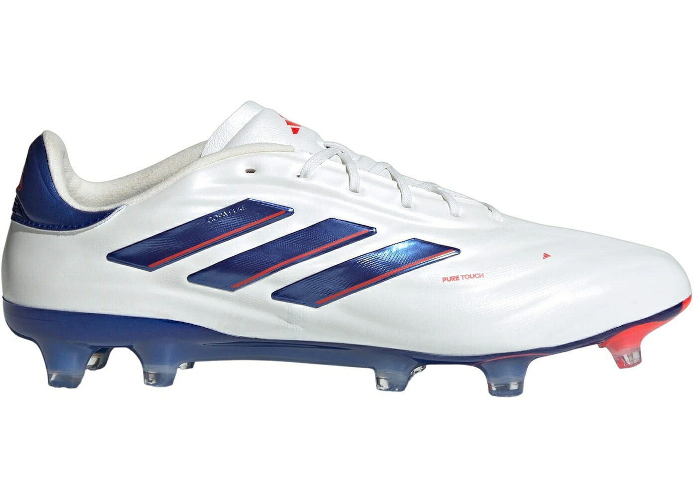 アディダス 純然たる エリート 白いこと 白いこと 青味 青み 赤 赤いこと スニーカー メンズ ADIDAS COPA PURE 2 ELITE FG CLOUD WHITE LUCID BLUE SOLAR RED / CLOUD WHITE LUCID BLUE SOLAR RED